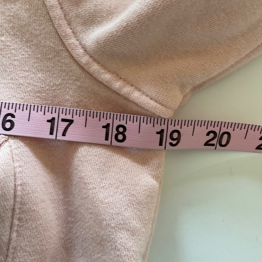 Gymshark Womens Sz M Training Fleece Cropped Hoodie Pink Half Zip Gorpcore - Picture 6 of 7